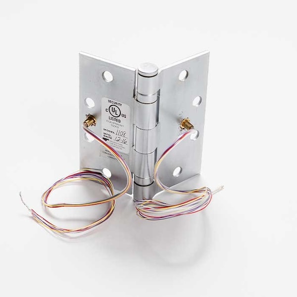 Architectural Control Systems Full Mortise Ball Bearing Standard Weight Steel Commercial Hinge 4-1/2 x 4-1/2 Concealed Electric BB1279-4.5X4.5-26D-8 - main